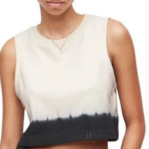 All saints Cropped Tie-Dye Shirt Size M